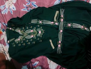 Elegant Green Ethnic Gown