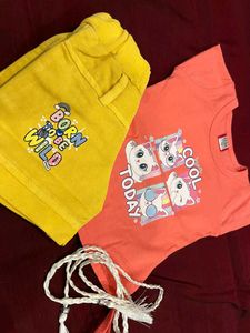 Cute Girls T-Shirt &amp; Shorts Set