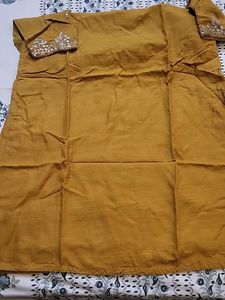 Elegant Mustard Kurta