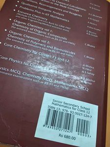 Senior Secondary School Mathematics