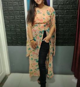 Floral Chiffon Maxi Dress