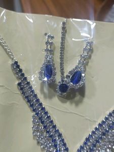 Stone Royal Blue Jewel Set