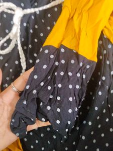 Polka Dot Dress with Shrug
