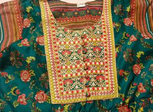Green Long Frock