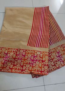 Saree With Desginer Blouse