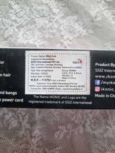 Ikonik Mini Iron (For Hair)