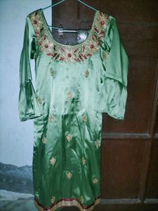 Pista Green Sharara Set