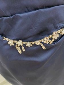 Elegant Navy Blue Gown