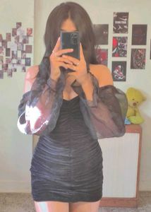 Black Bodycon Mini Dress