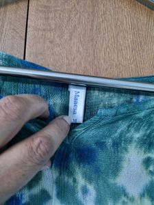 Never Used Maaesa Blue Green Tie Dye KAFTAN Dress