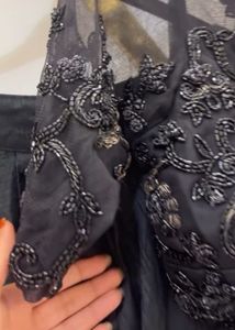 Elegant Black Ethnic Gown