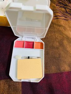 Combo Of 3 Makeup Box ,Lipbalm, Bubberbands