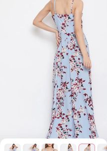 Floral printed maxi dress