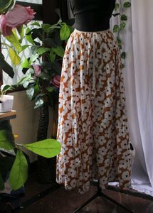 Floral Print Adjustable Pants