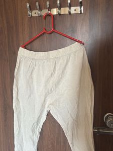 Comfortable Beige Casual Pants