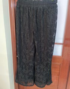Black Party Wear Women’s Parallel Pants