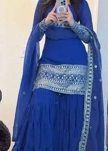 Blue Sharara Set (L)