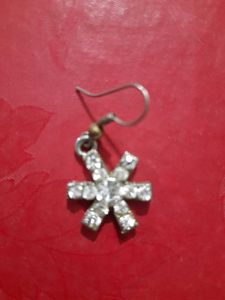 Snowflake Rhinestone Earrings