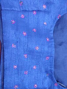 Blue Saree Blouse