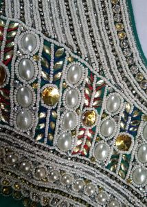 Heavy Bead Worked Anarkali Set
