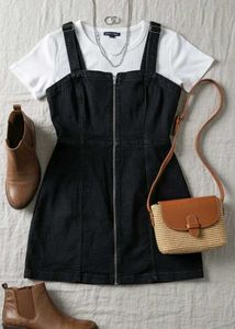 Denim Zip Dress