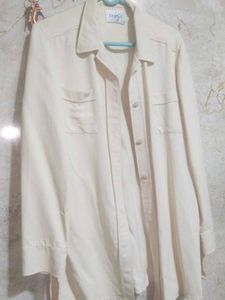 overcoat knee length shirt