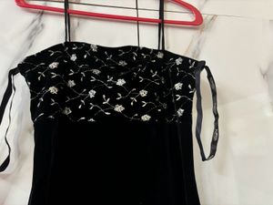 Velvet Party Wear One Piece
