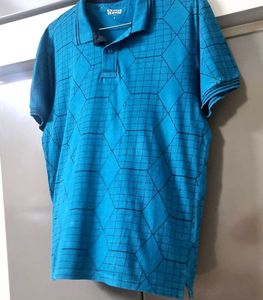 Blue Patterned Shirt