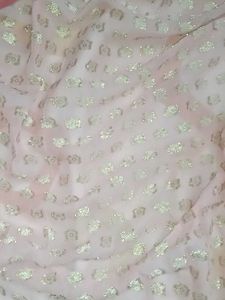 Pink &amp; Gold Sequin Dupatta