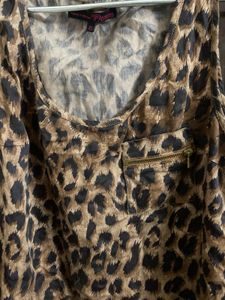 Animal Print Tank Top