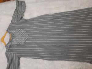 Grey Simple Design Kurti