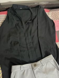 Formal  Black Top ‼️Pant Sold Out