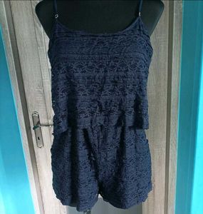Navy Blue Playsuit