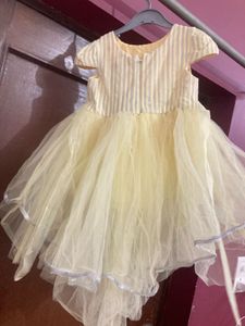 Cute Yellow Party Dress