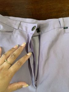 Lavender Straight Pants