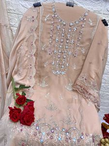 Heavy Work Unstitched Pakistani Dress Material
