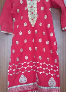 Red Kurta