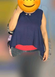 Stylish Navy Blue Top