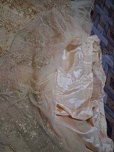 Elegant Gold Anarkali Gown