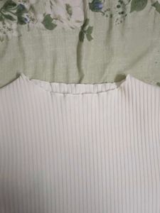 White Long Sleeve Top