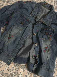 Embroidered Denim Jacket