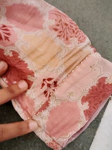 Floral Light Pink Kurta Set