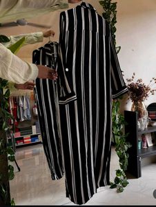 Striped Shirt Dress