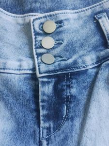 Stylish Light Wash Denim Jeans