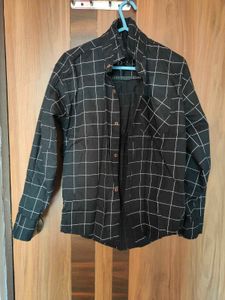 Black Checked Shirt
