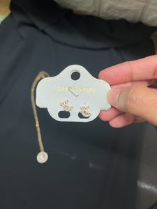 Chain with Locket And Ear Stud