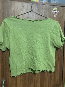 Green Floral Tee