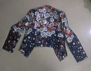 Floral Print Blazer