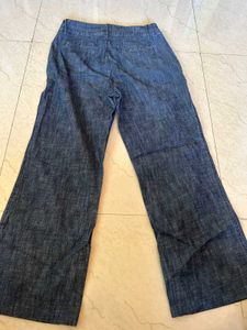 Wide Leg Denim Pants
