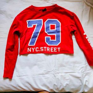 Cropped Sweater Shirt For Women